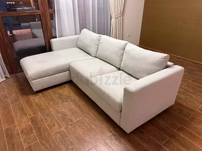 IKEA vimle L Shape Sofa Bed Beige Excellent Condition