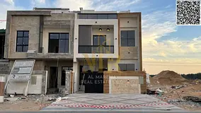 Elegant villa for sale in Al Yasmin – 4 master bedrooms with a modern design, price includes regis