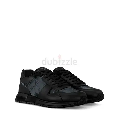 Louis Vuitton LV Trainer Sneakers — Black Monogram — Authentic