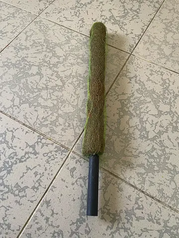 Plant support pole coir