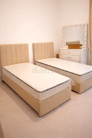 Elegant Brand New single size bed with medical mattress good quality single bed