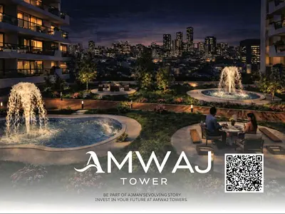 Spacious 1-Bedroom Apartment for Sale in Amwaj Tower – Only 5% Downpayment | Easy Installments