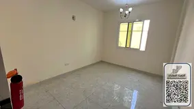 Studio apartment for annual rent in Al Rawda, large space, on the Sharjah and Dubai exit