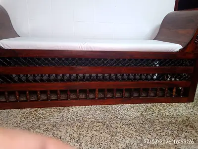 Solid wood Antique Sofa 183x50x40cm
