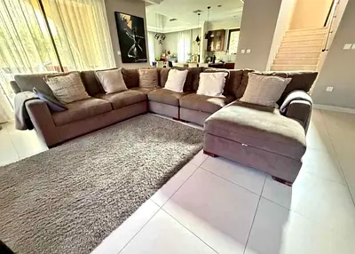 Selling Top quality Luxury CrateBarrel Axis feather filled U Shape Sofa