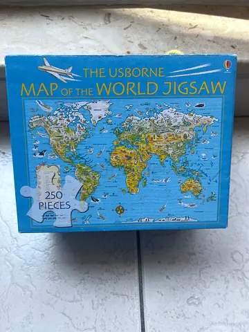 Usborne Map of the World Jigsaw Puzzle (Price Negotiable)