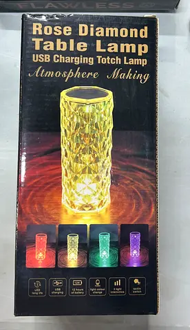 Rose Diamond USB Charging Table Lamp