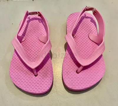 Pink Girl Baby Flip Flops