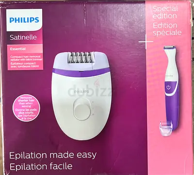 Philips Satinelle Essential Epilator - Compact Hair Removal Device