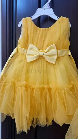 Lovely Yellow Tulle Dress for Toddlers