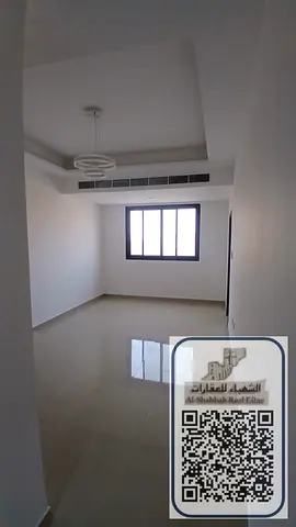 للايجار السنوي استوديو بناية جديدة بالكامل بالمويهات3 على مخرج الشارقة ودبي
