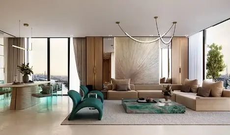 Luxury Studio for Sale in Binghatti Hillcrest Dubai | 360 Sq.ft | Fully Finished | Sound System | Open View | Premium Amenities | Prime Area