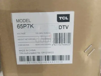 TCL 65-inch QLED TV - Brand New