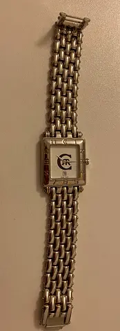 Elegant  Authentic Cerruti Unisex Metal Watch with Silver Bracelet
