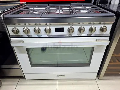 Smeg 6 burner latest model top gas with electric oven 90cm