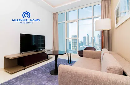 Burj & Canal View 1BR | High Floor | Business Bay