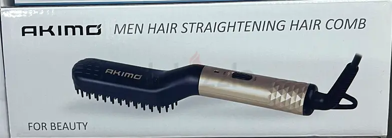 AKIMO Men Hair Straightening Comb