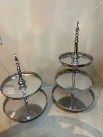 Elegant Glass and Metal Display Stand (open for negotiations)