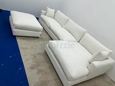 Almost brand new marina home lshape sofa