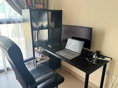 IKEA computer table with chair