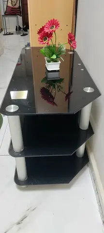 Tv stand/ glass table