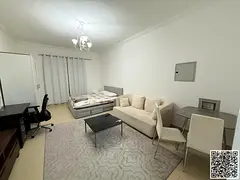 🏡 Golden Opportunity! The most luxurious, fully furnished studio for monthly rent in Al Yasmeen T