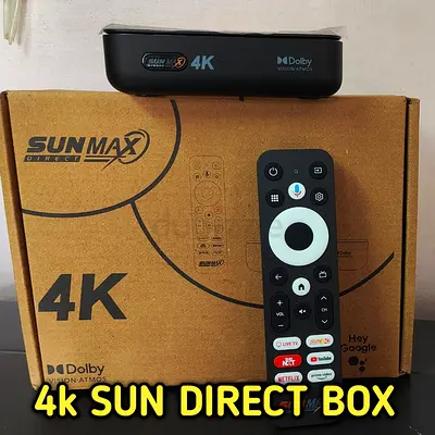 LIVE TV SET-TOP BOXMax international  4K Remote Control
