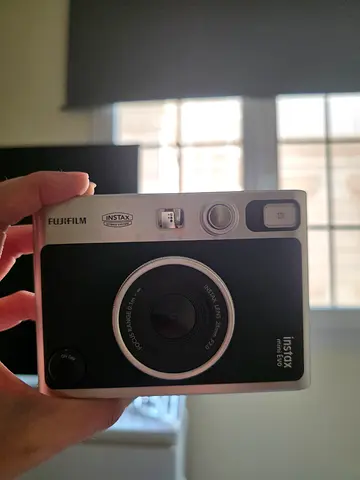 Fujifilm INSTAX Mini EVO Hybrid Camera - Black (Excellent Condition) + Case  SD Card