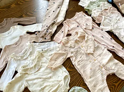 Bundle of Newborn baby clothes