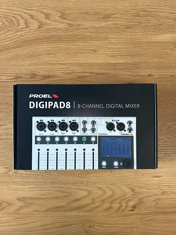 Proel DIGIPAD8 8-Channel Digital Mixer - Brand New / Sealed