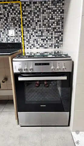 Free delivery Siemens top Gas Oven electric with fan 60x60 cm