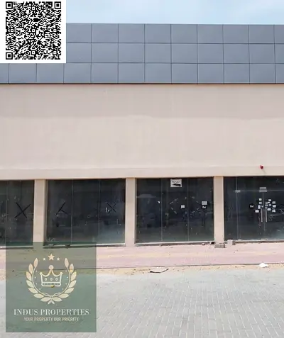 معرض مميز للإيجار على الطريق الرئيسي في منطقة الجرف الصناعية 1، عجمان، بالقرب من تشاينا مول