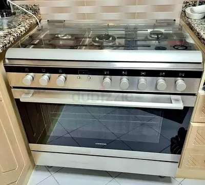 Free delivery Siemens digital full gas Cooker with fan 90x60 cm
