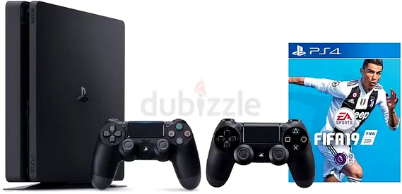 Sony PlayStation 4 - Slim - 500 GB with 2 Controller