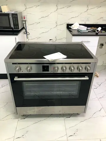 Daewoo 5-Zone Ceramic Cooker W/Electric Oven, DCC-S965HF (90 L, 90 x 60 x 85 cm) FREE DELIVERY