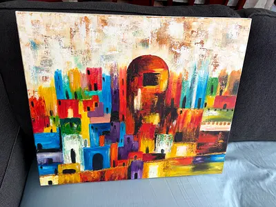 Hand painted canvas in Acrylic colours