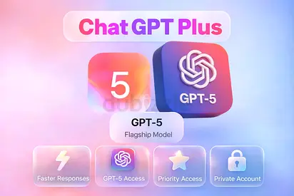 ChatGPT Plus – 1 Month | GPT-5  GPT-4 Turbo | Fast, Smart | Private Account