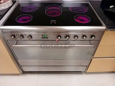 Free delivery Smeg Electric ceramic cooker with dual fan 90x60 cm