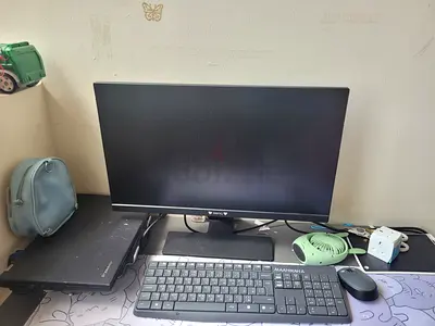 Benq Monitor with Keyboard and Mouse