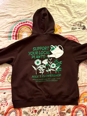 Support Your Local Plants Hoodie