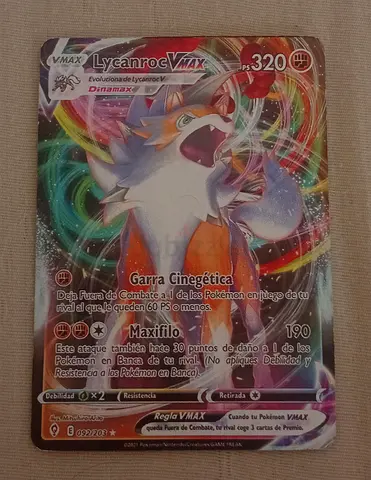 Lycanroc VMAX (092/203) Ultra Rare Pokémon card