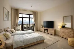 Luxury Ladies Bedspace (Master Bedroom) Al Jaddaf Burj Khalifa view | Private bathroom with balcony