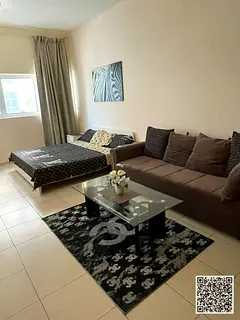 A golden opportunity! Luxurious, fully furnished studio apartment for monthly rent in Ajman One Towe