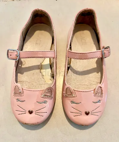 Cat Pink Girl Kids Shoes
