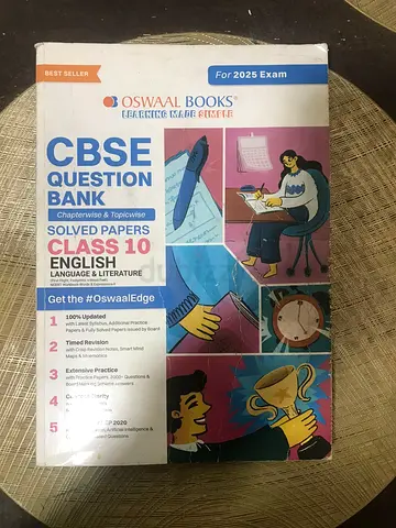 Oswaal CBSE Class 10 English Language  Literature Question Bank