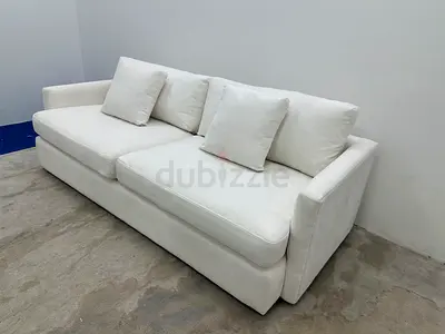 Almost brand new cratebarrel three seater sofa