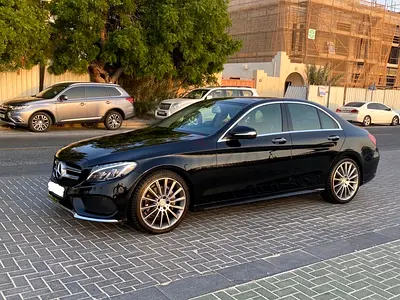Mercedes C200 2015 GCC Specs AMG Package in Excellent condition