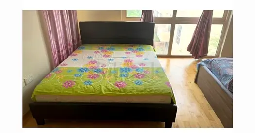 Comfortable queen size Bed with Mattress for Sale