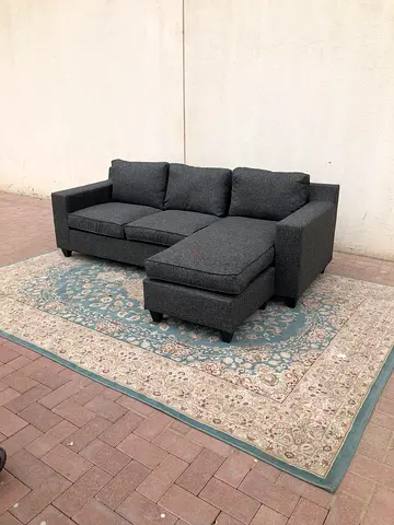 Home centre Comfortable Grey Sectional Sofa
