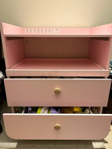 Changing table with drawers (IKEA-MYLLRA)